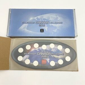 2000 Millennium Canada set of 13 Quarters Coins Royal Canadian Mint in Box